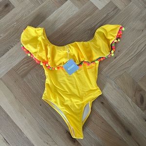 Misguided off the shoulder swimsuit